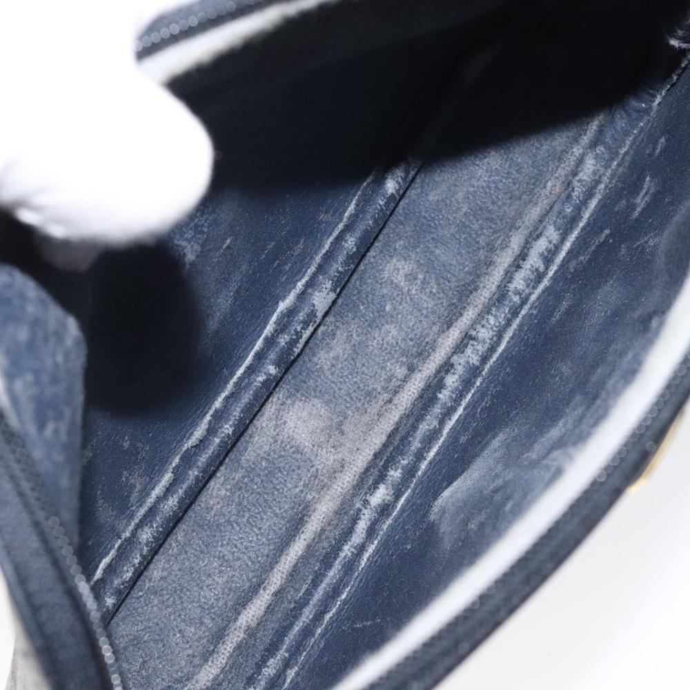 GUCCI GG Supreme Shoulder Bag PVC Navy Gold 97 02 068 Auth 117580 - Picture 11 of 16